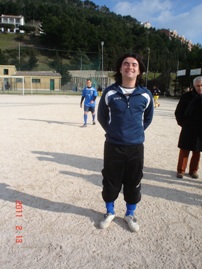Vito Soldo il portiere del G.S. Sant'Agata